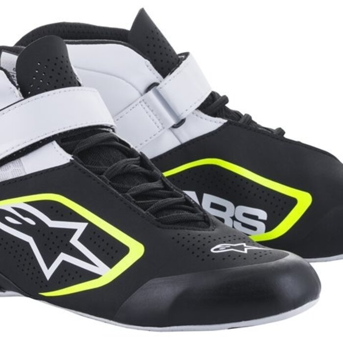 Alpinestars Alpinestars Tech 1 K V2 shoes Zwart / wit  / fluor geel