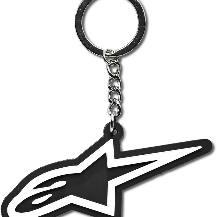 Alpinestars Alpinestars Logo sleutelhanger zwart/wit