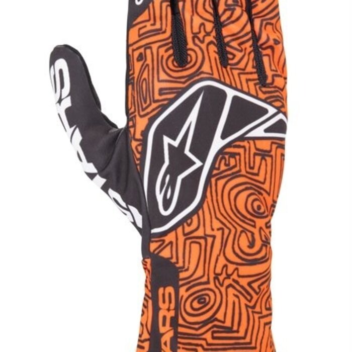 Alpinestars Alpinestars Tech 1-K V2 Vertical  Glove Oranje / zwart