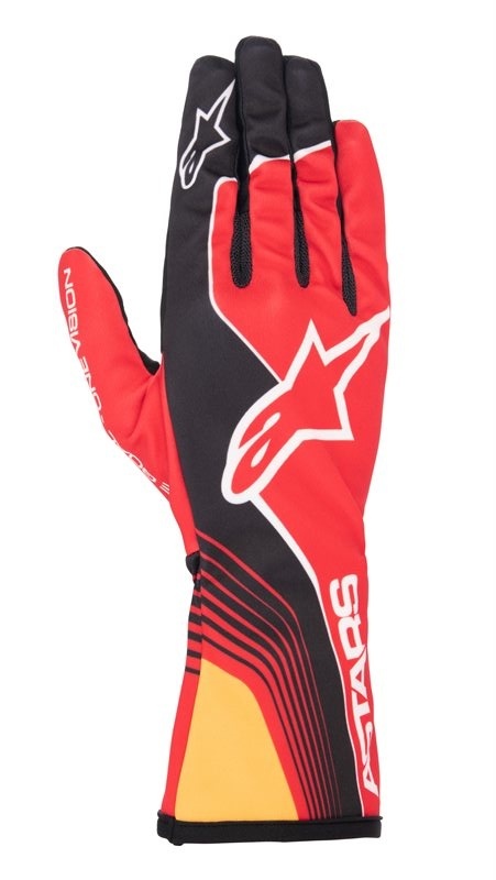 Alpinestars Alpinestars Tech 1-K V2 Future Glove rood / Mandarijn