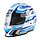 Zamp RZ-42Y Wit / blue