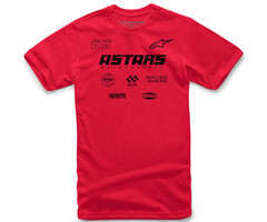 Alpinestars Alpinestars Multi race tee 63 T-shirt rood / zwart