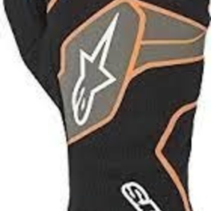 Alpinestars Alpinestars tech 1 race V2 Fia Gloves zwart / fluor oranje