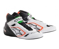 Alpinestars Alpinestars Tech-1 KZ Wit / zwart / fluor oranje