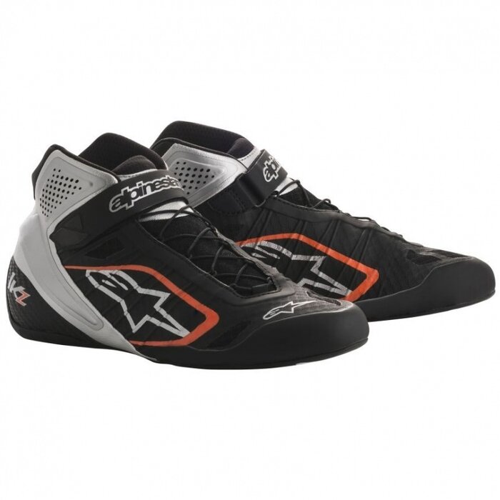 Alpinestars Alpinestars Tech-1 KZ zwart / zilver / fluor oranje