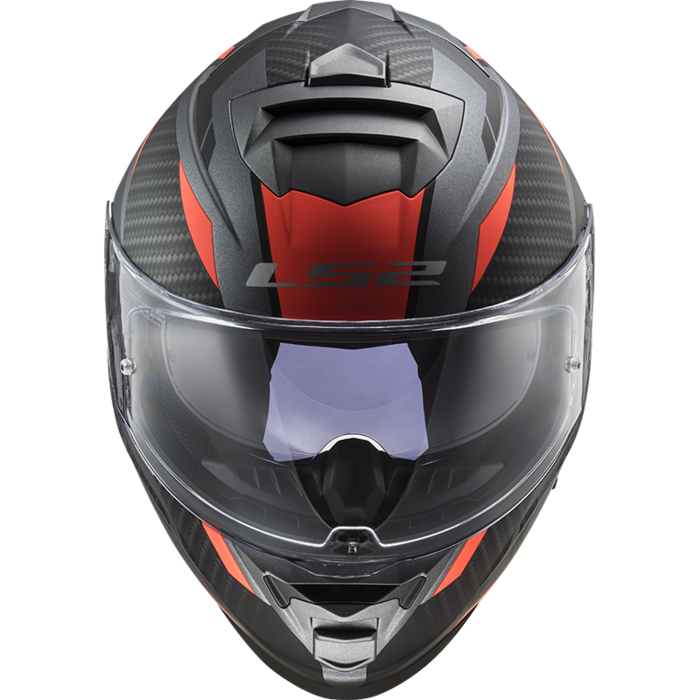 LS2 LS2 FF800 Storm II racer Matt titanium fluor oranje