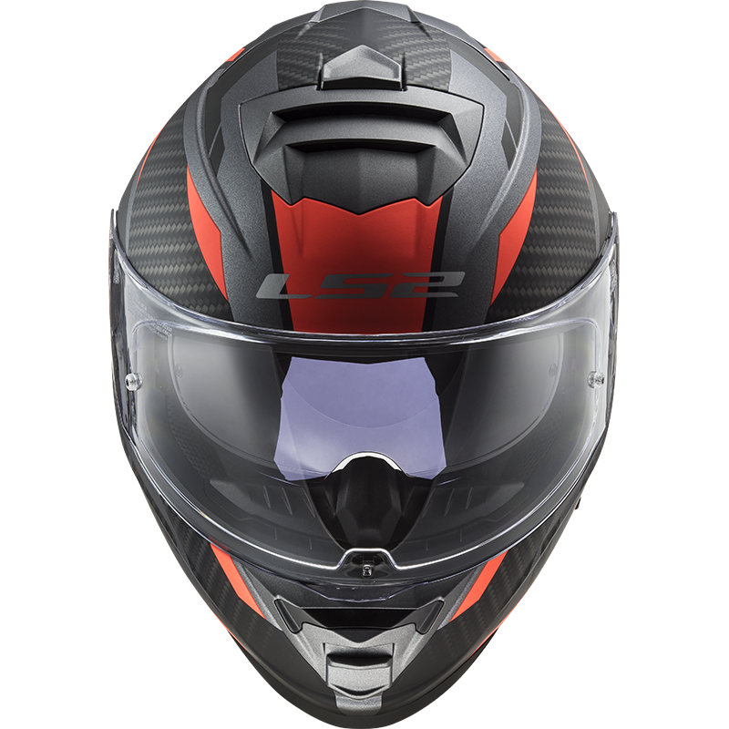 LS2 LS2 FF800 Storm II racer Matt titanium fluor oranje