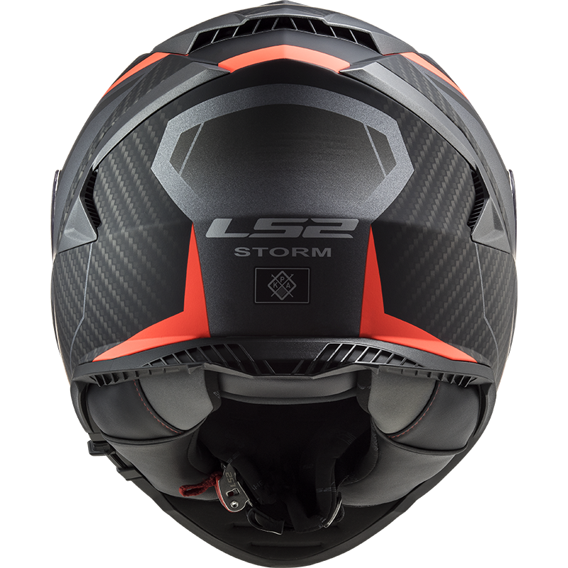 LS2 LS2 FF800 Storm II racer Matt titanium fluor oranje