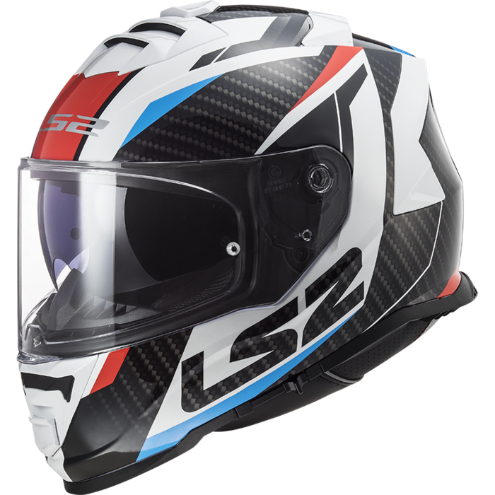 LS2 LS2 FF800 Storm II racer glans blauw / rood / wit
