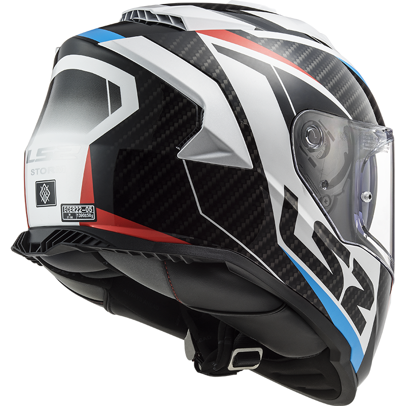 LS2 LS2 FF800 Storm II racer glans blauw / rood / wit