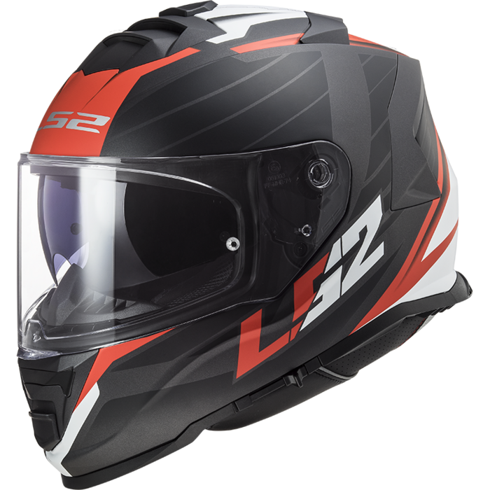 LS2 LS2 FF800 Strom II Nerve - Mat zwart rood