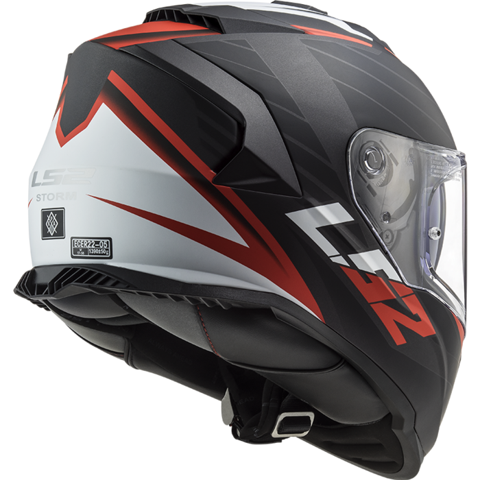 LS2 LS2 FF800 Strom II Nerve - Mat zwart rood
