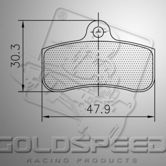 Goldspeed Goldspeed remblok set Sodi kart front