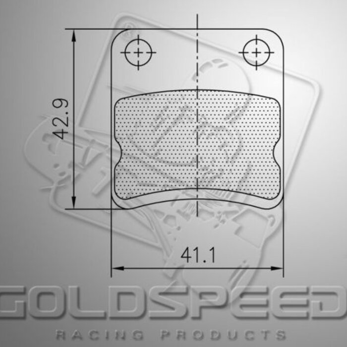 Goldspeed Goldspeed remblok set Parolin mini / falcon / KR