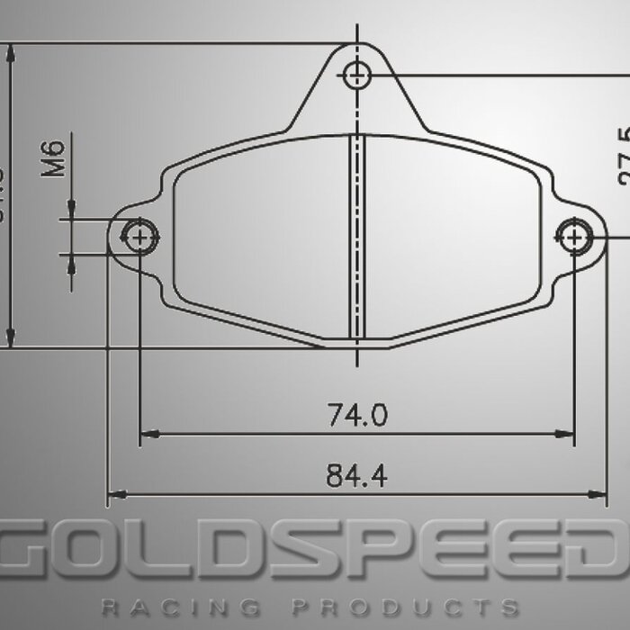 Goldspeed Goldspeed remblok set RR Righetti front