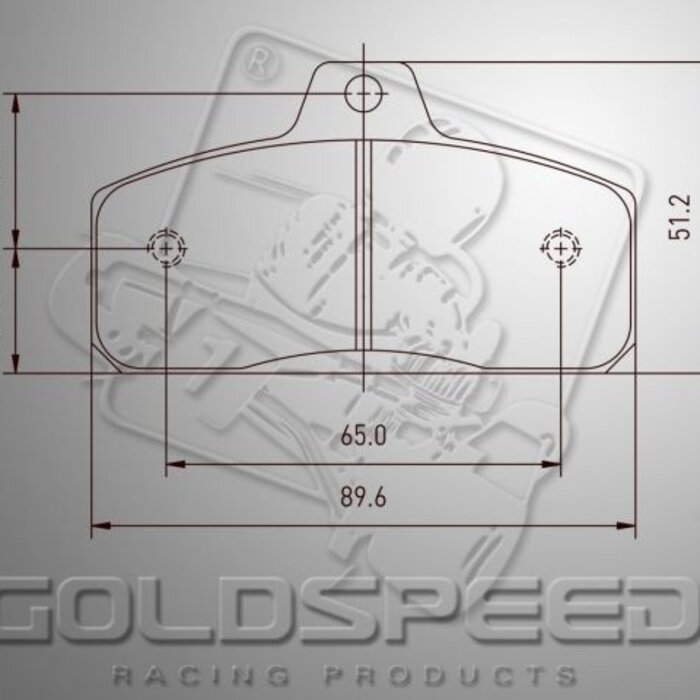 Goldspeed Goldspeed remblok set WK-OLLIE-RIMO-GS-EKS-ERPO TYPE achter