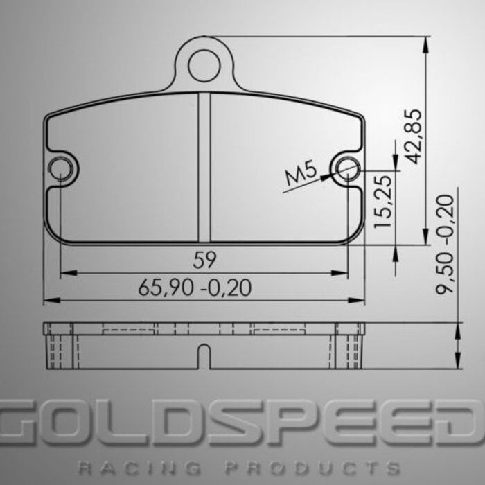 Goldspeed Goldspeed remblok set Sodi Type 2015