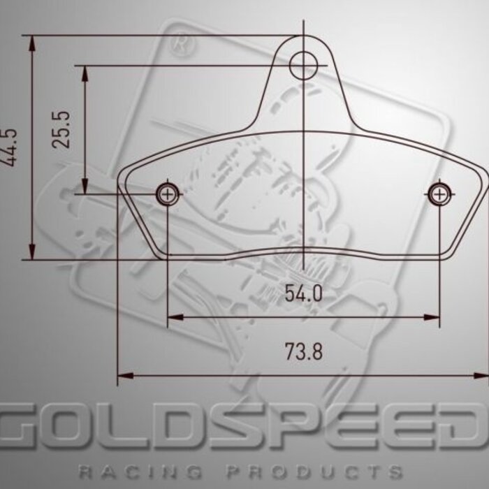 Goldspeed Goldspeed remblok set HAASE-INTRE-BIREL-PAROLIN-SKM TYPE