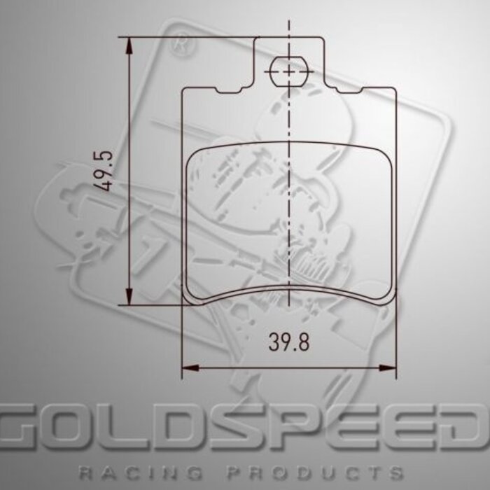Goldspeed Goldspeed remblok set ENERGY CORSE-KELGATE TYPE FRONT