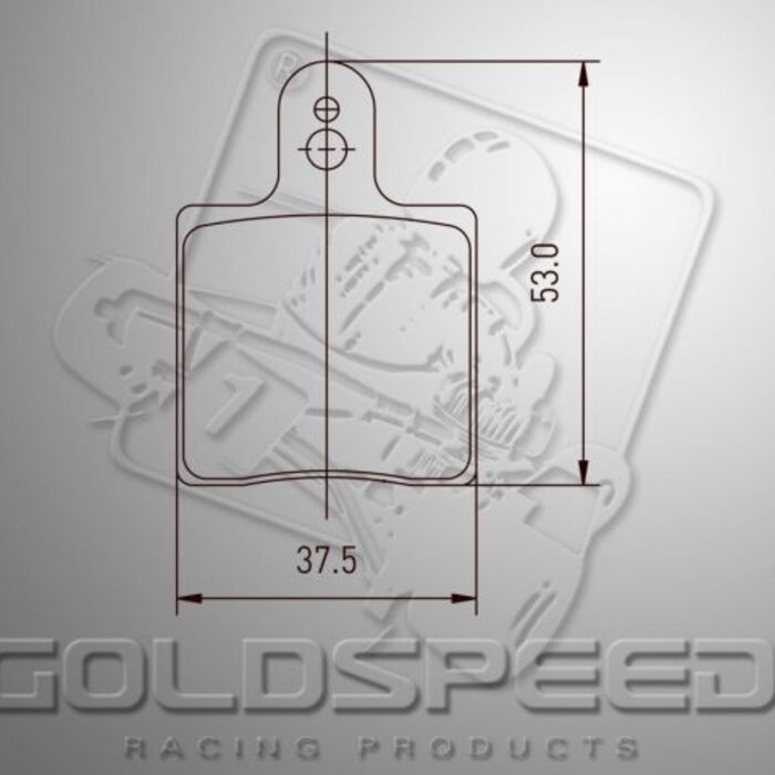Goldspeed Goldspeed remblok set INTREPID ID-AMV TYPE FRONT