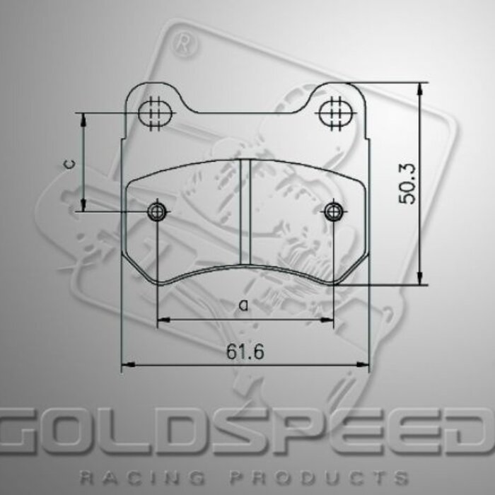Goldspeed Goldspeed remblok set PAROLIN-FIRST-ENERGY TYPE