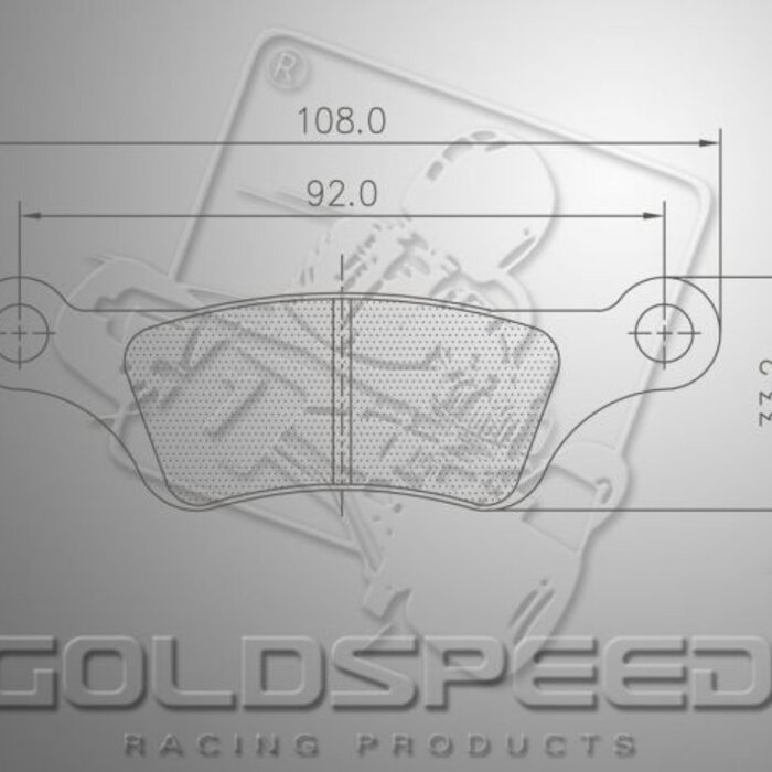 Goldspeed Goldspeed remblok set RM1 KART-MAGURA ELECTRO RIMO KART TYPE