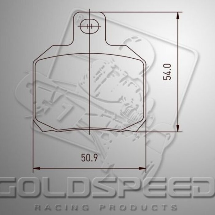 Goldspeed Goldspeed remblok set CRG TYPE > 03 REAR (14184)