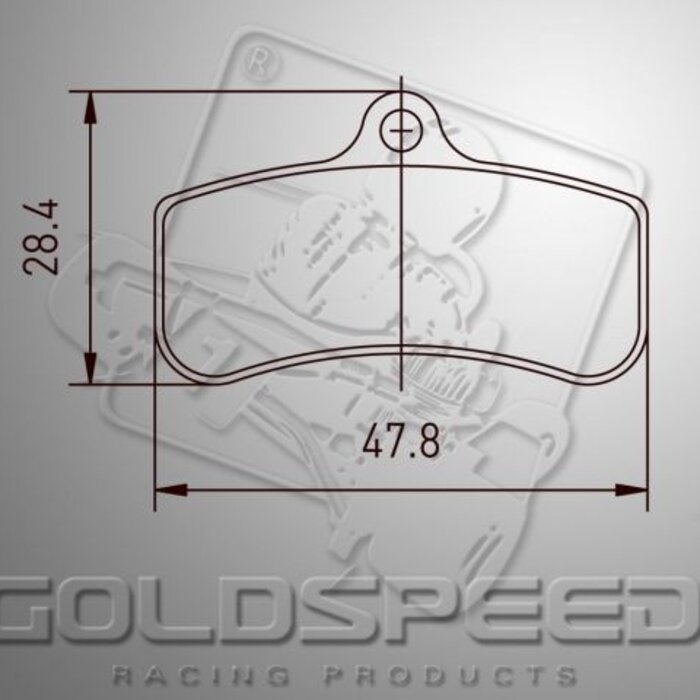 Goldspeed Goldspeed remblok set PCR TYPE FRONT