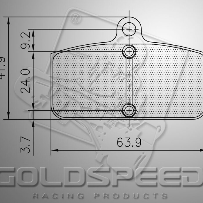 Goldspeed Goldspeed remblok set SODI TYPE REAR