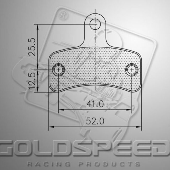 Goldspeed Goldspeed remblok set SWISS TYPE FRONT HANDBRAKE