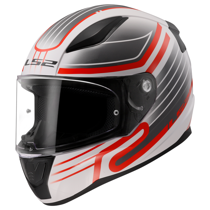 LS2 LS2 FF353 Rapid II Circuit - Glans wit / rood