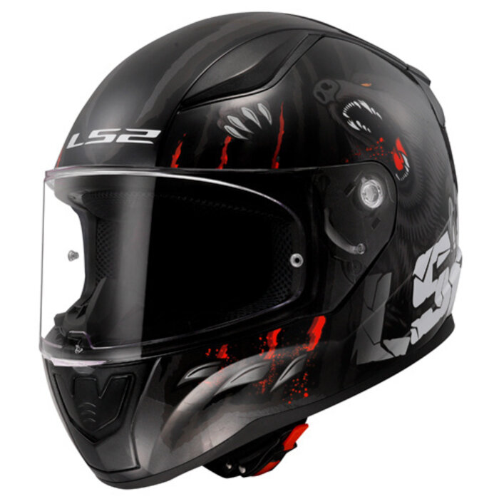 LS2 LS2 FF353 Rapid II Claw zwart / rood