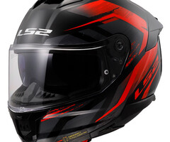 LS2 LS2 FF808 Stream II Fury zwart/ rood