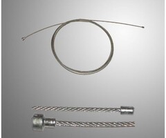 deKartshop.nl Gaskabel Universeel / remkabel/ koppeling kabel aflopende kop