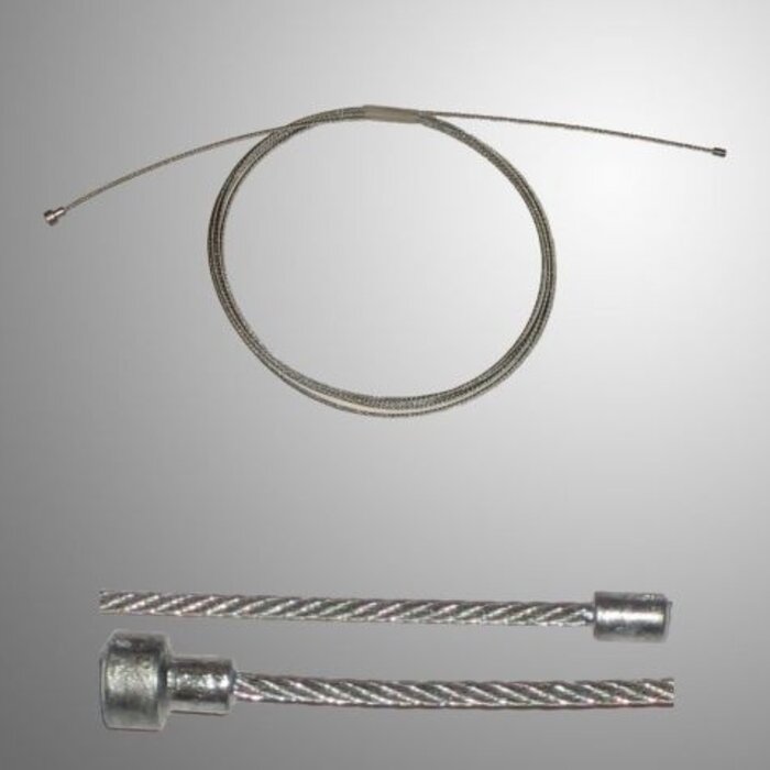 deKartshop.nl Gaskabel Universeel / remkabel/ koppeling kabel aflopende kop