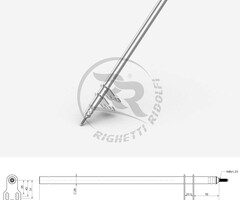 Righetti Ridolfi RR Stuurstang M8 L=500MM  (Type Birel)