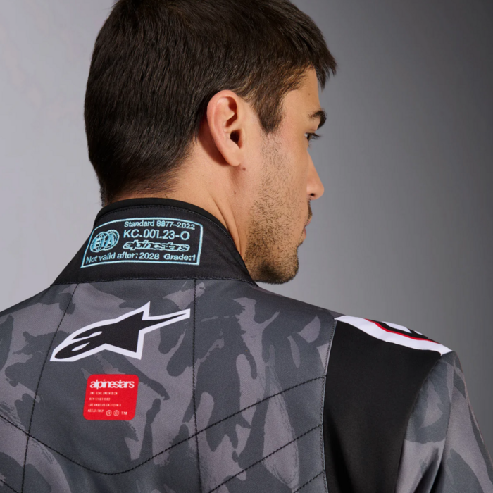 Alpinestars Alpinestars KMX-9 V3 Graphic 5 Donker grijs / zwart