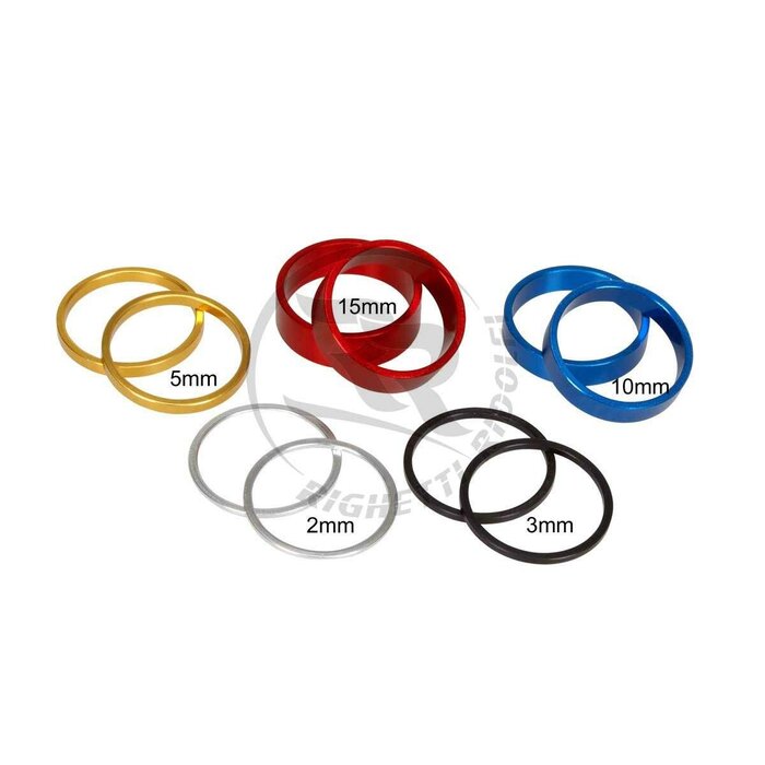 Righetti Ridolfi RR 40mm spacer kit tegen het verschuiven van achter naven - 10 stuks