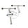 RR Radiateur steunen set L.248MM tot 254MM