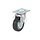 RR Rubber wiel compleet voor kart bok 100 MM - 10/12 met plaat