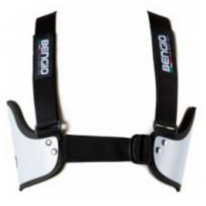 Bengio Bengio bumper rib beschermer wit / groen lady / dames model