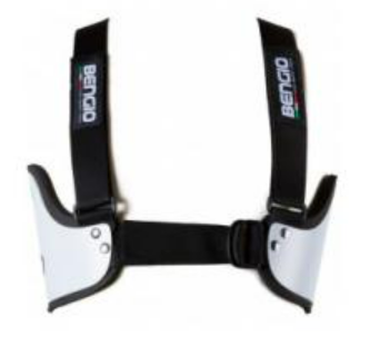 Bengio Bengio bumper rib beschermer wit / groen lady / dames model