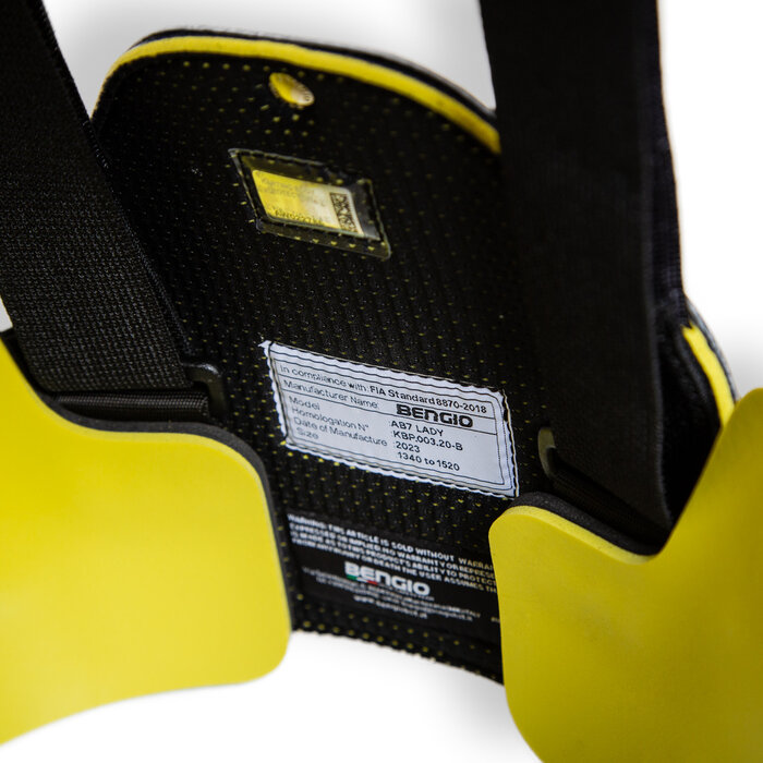 Bengio Bengio AB7 Lady / dames ribprotector FIA 8870-2018 keuring zwart / groen