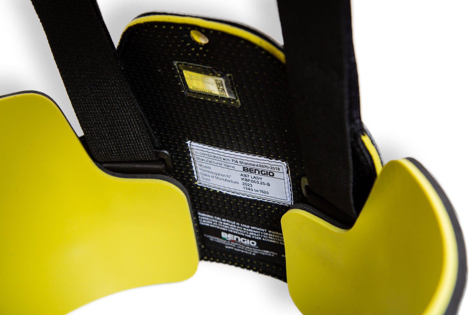 Bengio Bengio AB7 Lady / dames ribprotector FIA 8870-2018 keuring zwart / groen