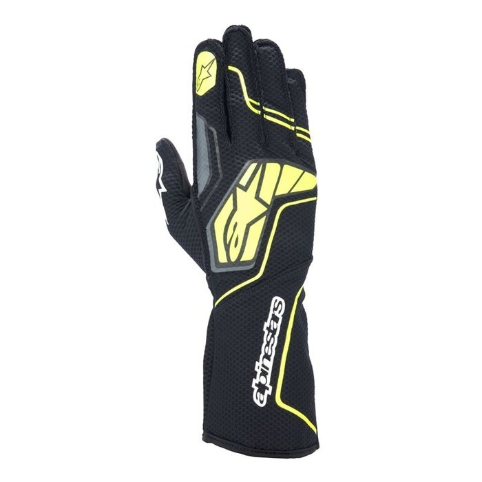 Alpinestars Alpinestars Tech 1-KX V4 Zwart / fluor geel (FIA- KARTING)