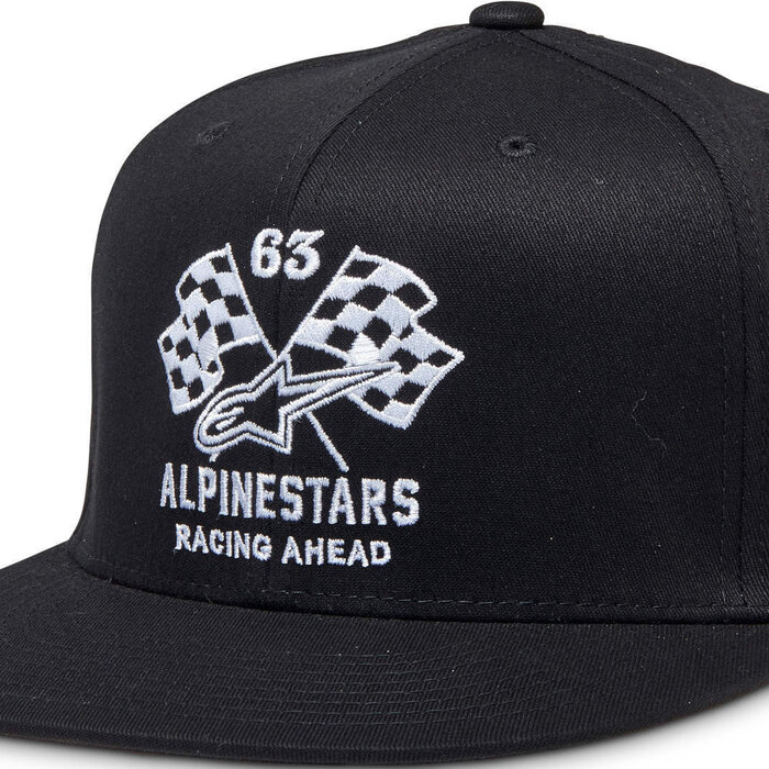 Alpinestars Alpinestars double check flatbill pet zwart / wit