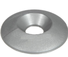 deKartshop.nl  Plastic verzonken ring M8 Grijs