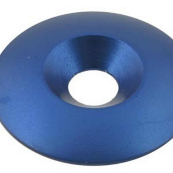 deKartshop.nl  Aluminium verzonken ring M8 x 34 MM blauw