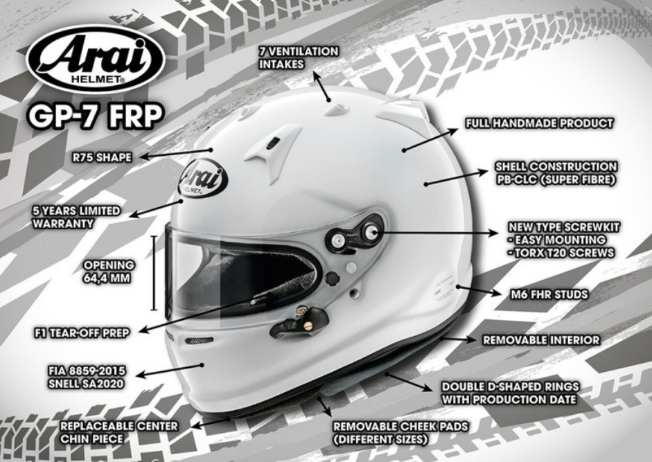 Arai Arai GP-7 Helm (SA2020 - FIA 8859-2015)