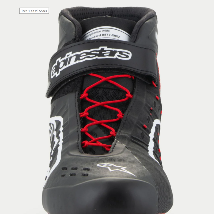 Alpinestars Alpinestars KX V3 Fia gekeurde kart schoenen Zwart